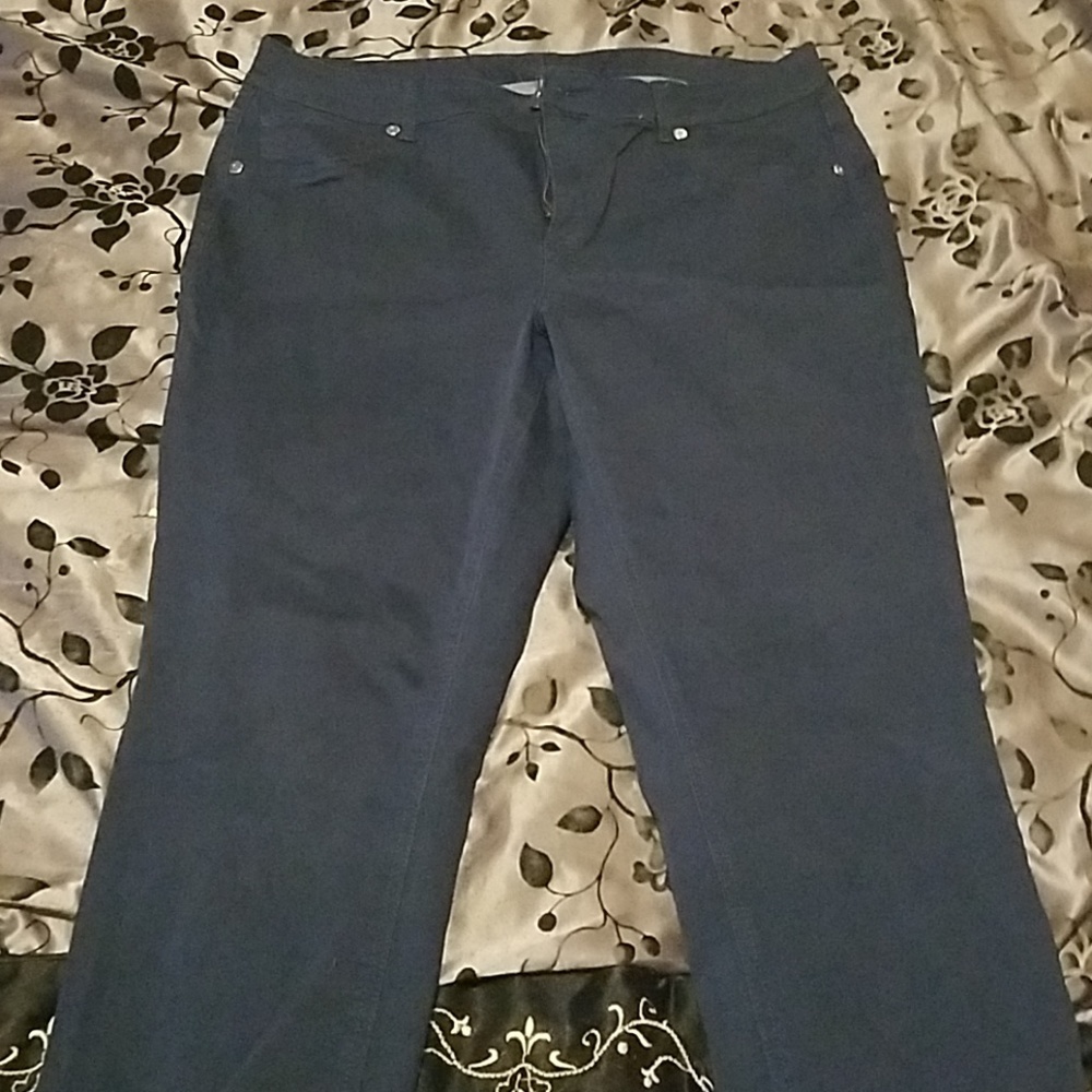 Navy jeggings